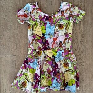 Wild Rich Kids Twirl Dress Youth Size 9/10 disney the princess & the frog Tiana